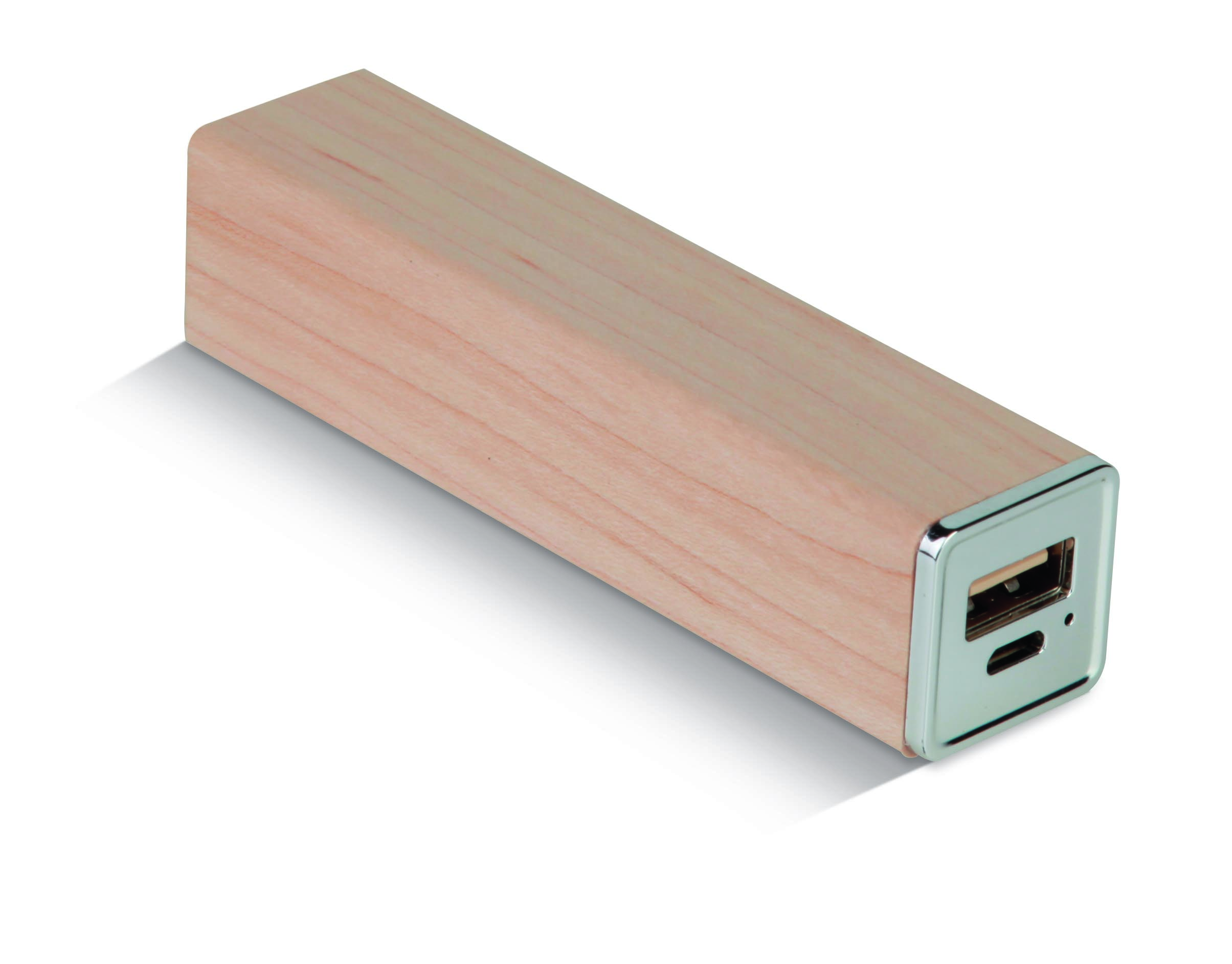 Caricatore USB con finitura in legno